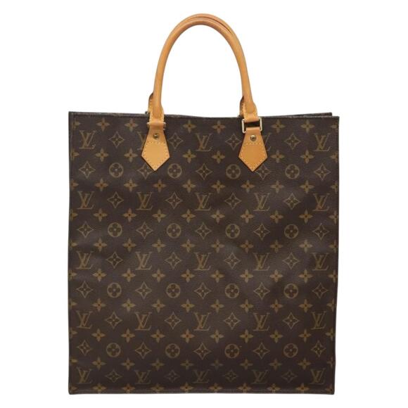 LOUIS VUITTON Monogram Sac Plat Hand Bag M51140 - Picture 13 of 16